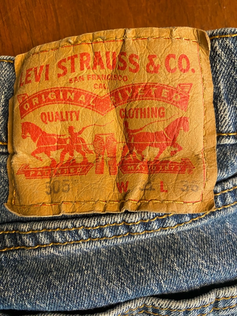 Levi’s 505 31x36 - Picture 4 of 5